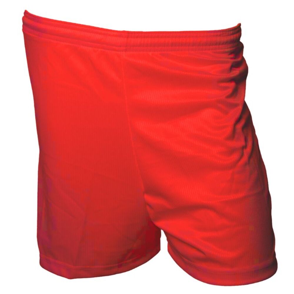 Precision Childrens/Kids Micro-Stripe Football Shorts / Red